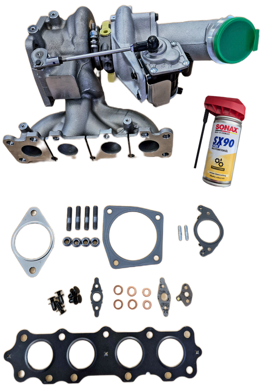 Facelift Turbolader Neuteil bis 400+PS mit allen Dichtungen / Upgrade für i30N VFL oder Ersatzteil i30N FL, Kona N, Elantra N